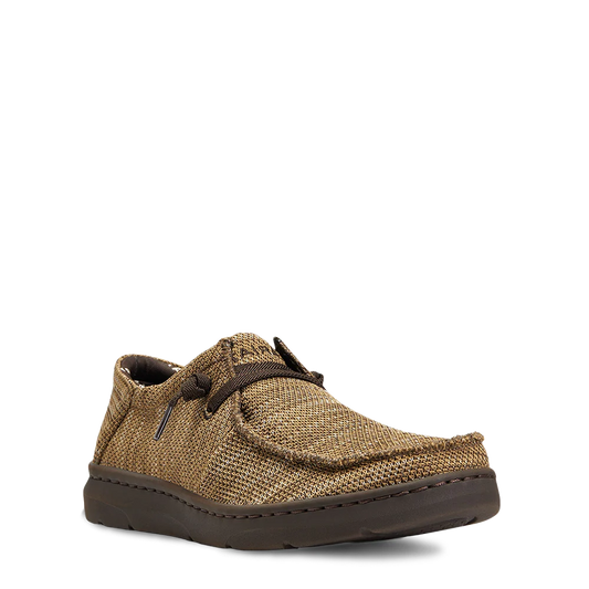 Ariat Men's Hilo Stretch Lace Heather Tan Sip On Shoes 10040444