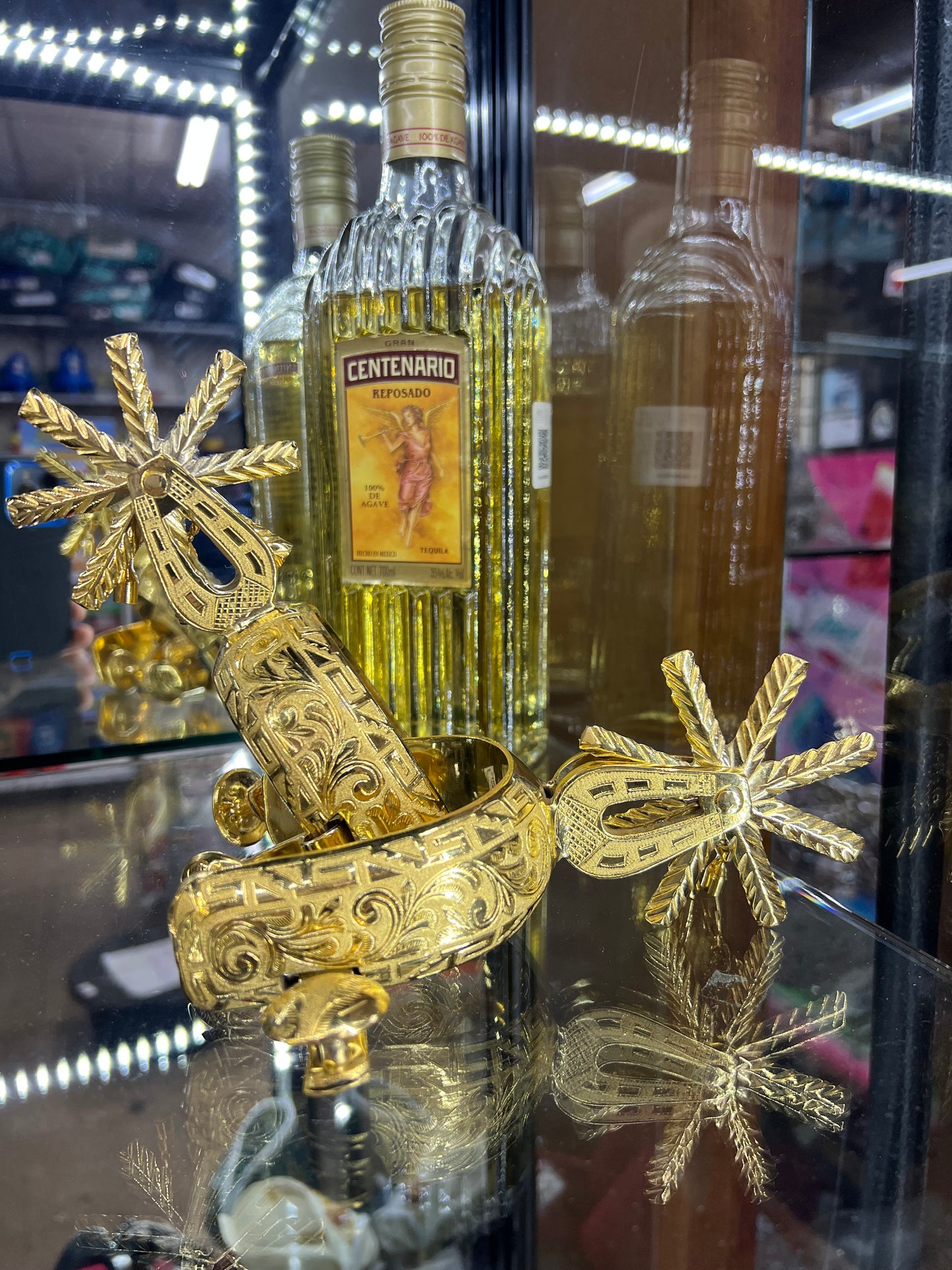 Espuela Charra de Gala Dorada PÉREZ