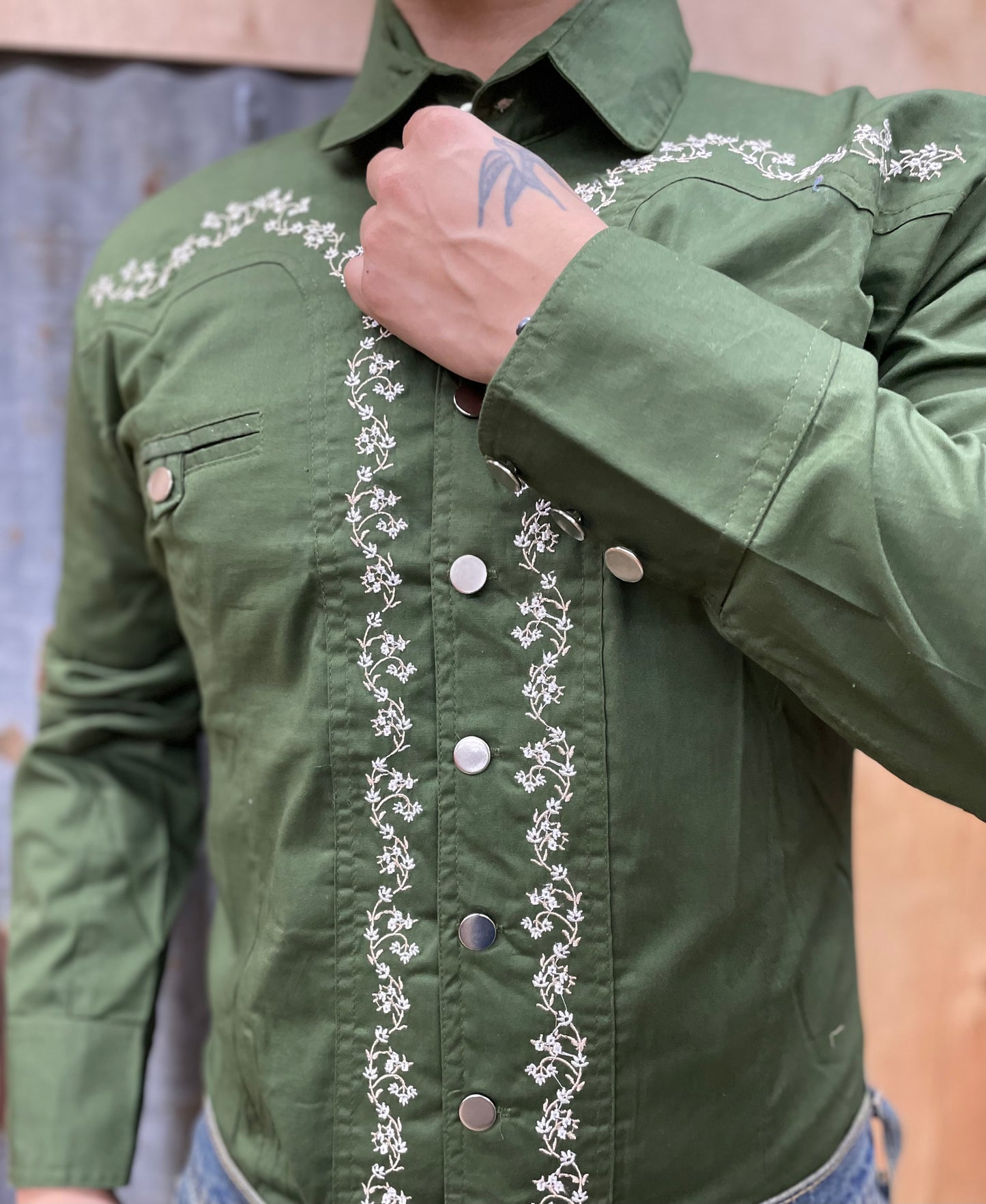 CAMISAS CHARRAS MEDIDA 40