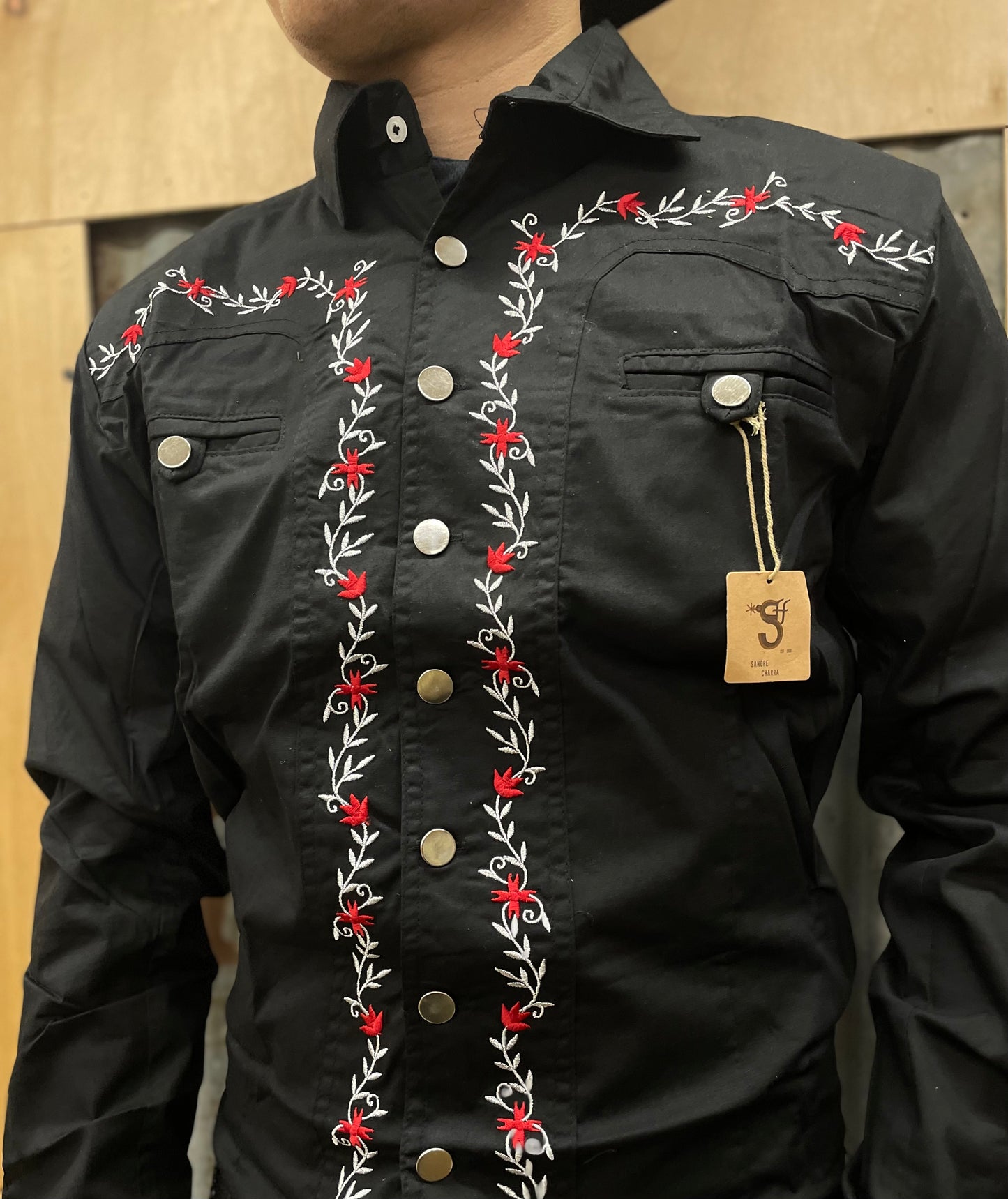 CAMISAS CHARRAS MEDIDA 38