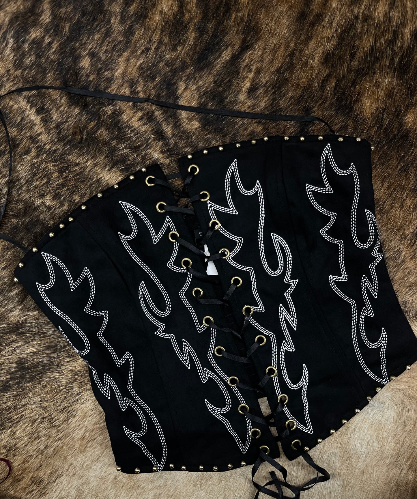 Raelynn Embroidered Western Corset Top