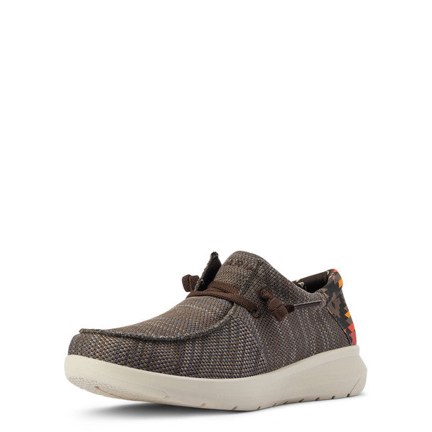 ARIAT HILO STRETCH LACE BROWN AZTEC - FOOTWEAR MEN'S - 10042507