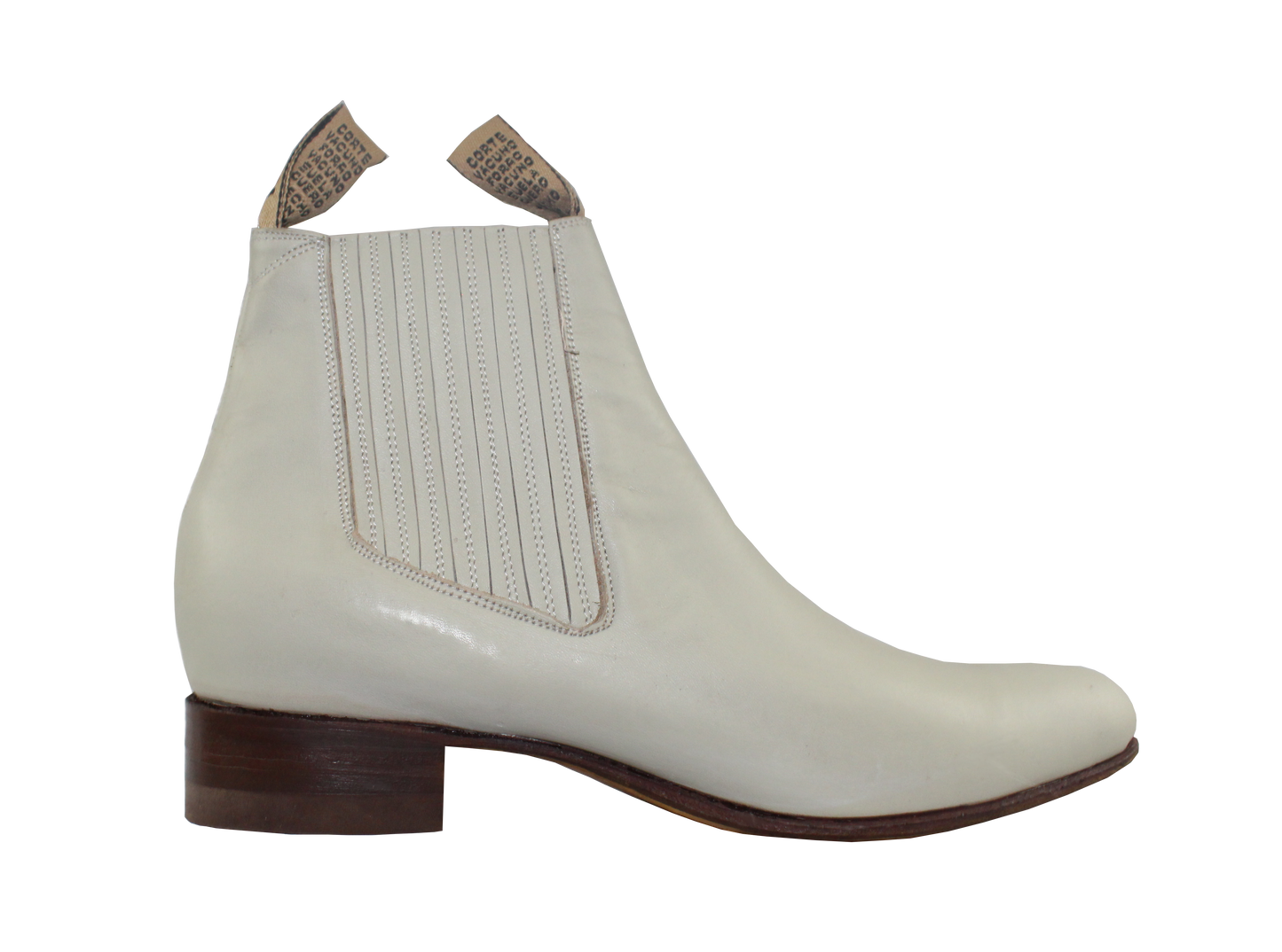 Botin Charro- Hueso