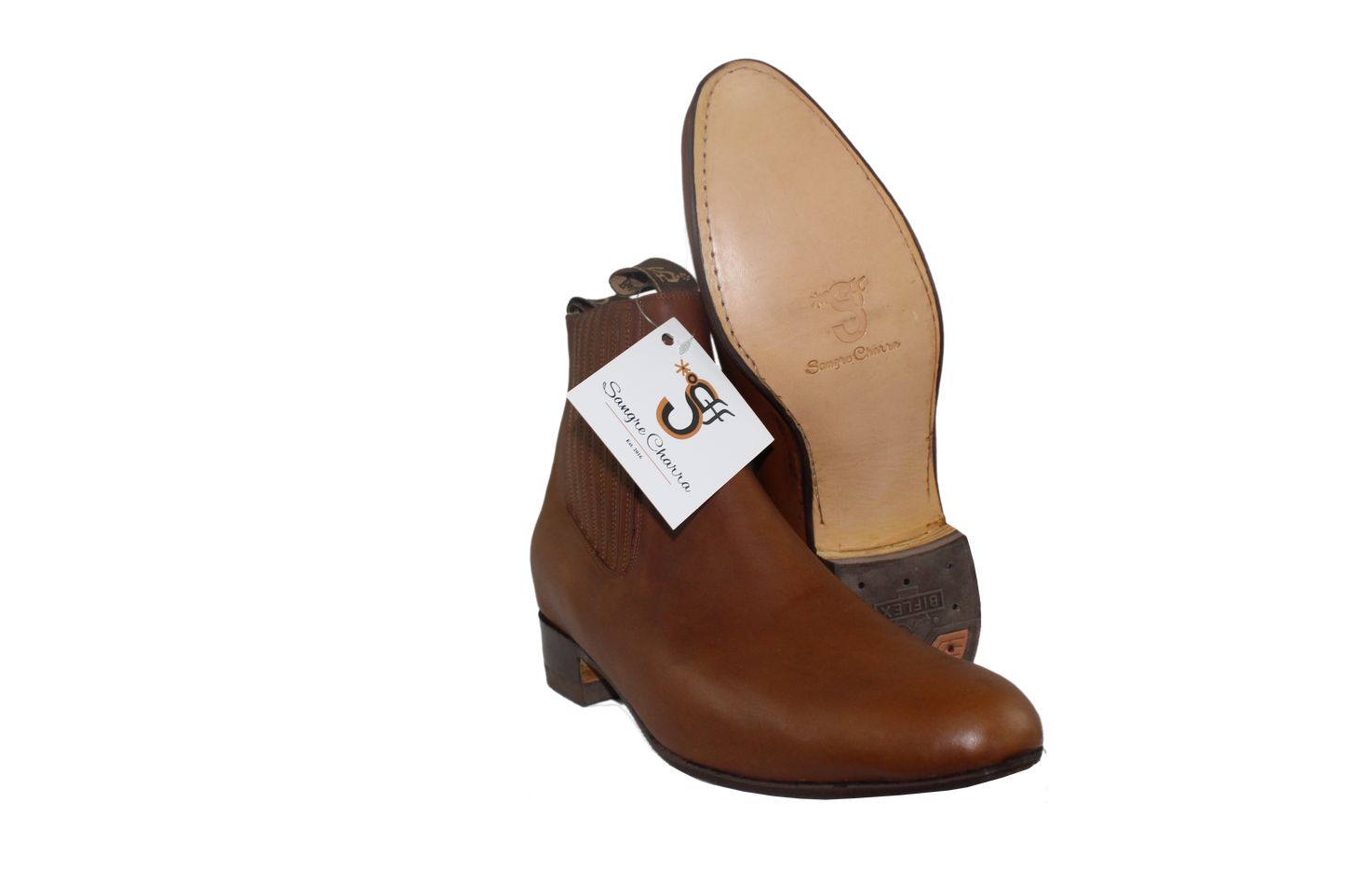 Charro short boot - tobacco