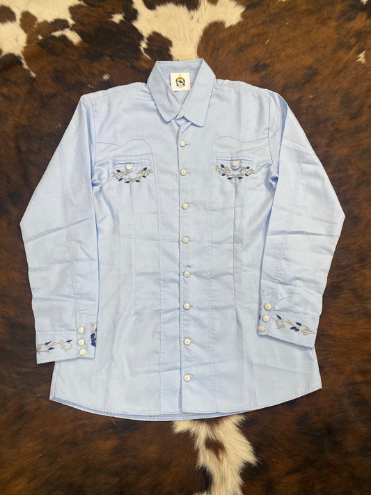 Camisa Charra Bordada a Mano
