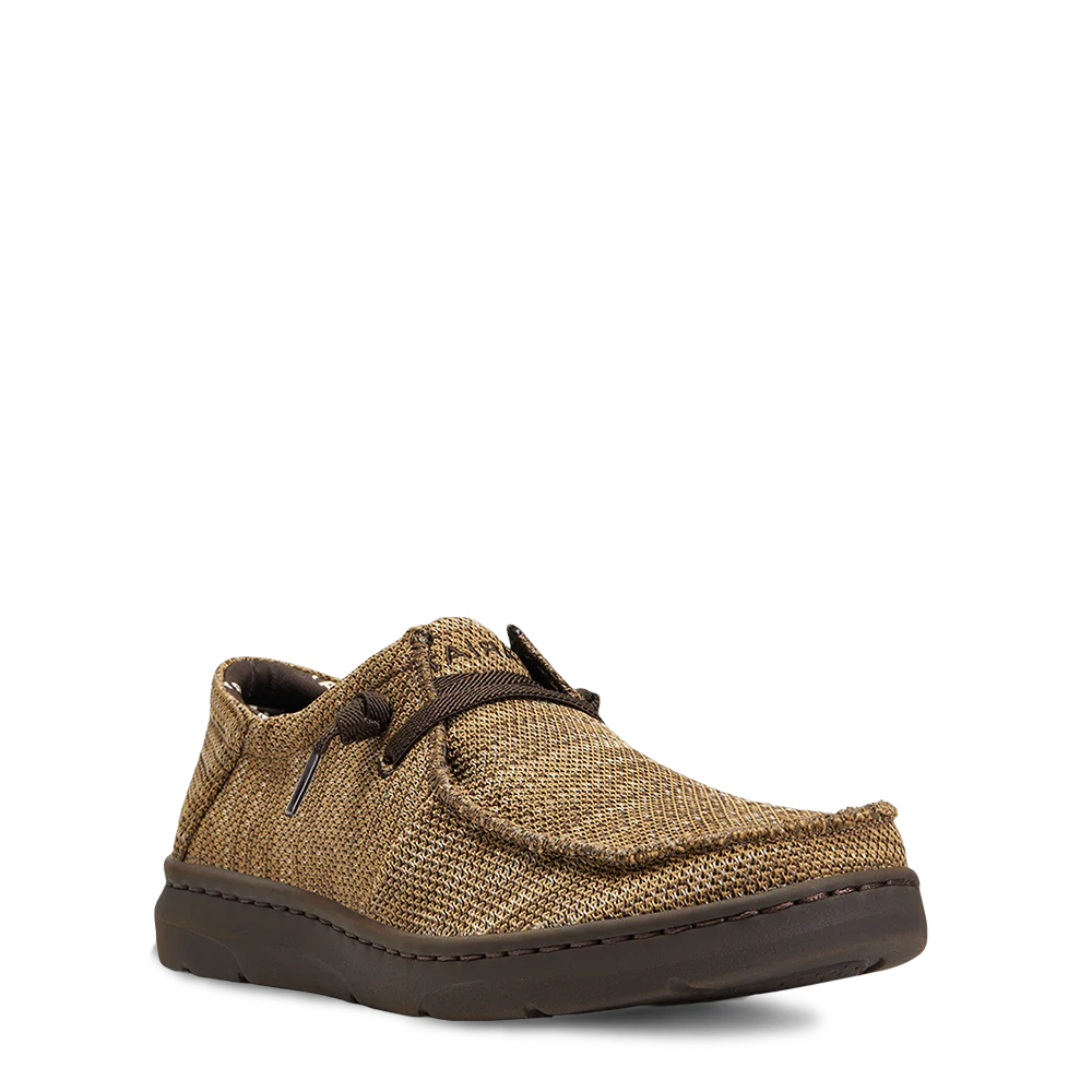 Ariat Men's Hilo Stretch Lace Heather Tan Sip On Shoes 10040444