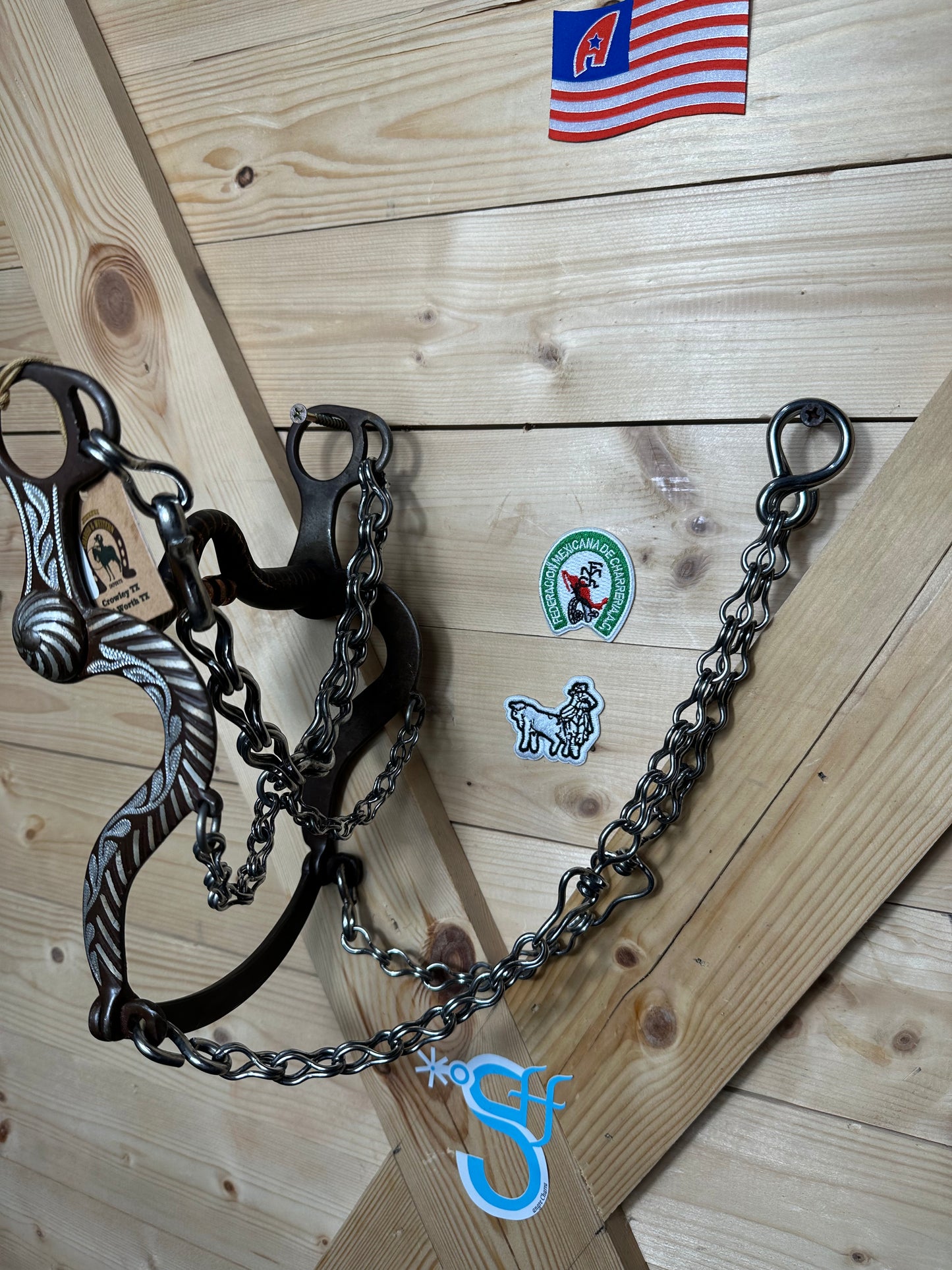 Freno Charro Artesanal con Bocado Dulce 5.1/8”
