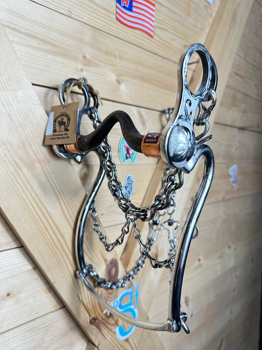 Freno Charro Artesanal con Bocado Dulce 5”