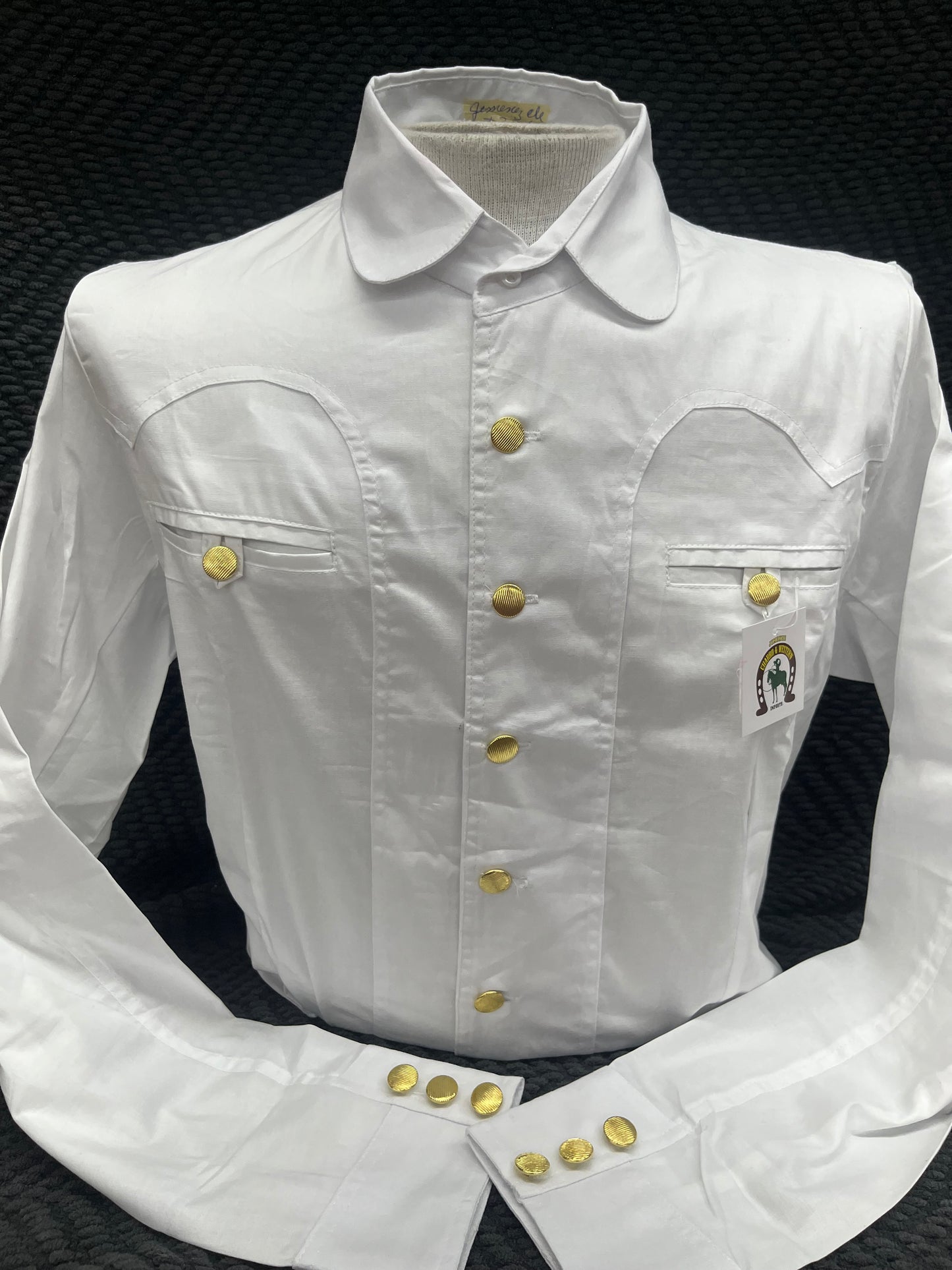 CAMISA CHARRA BLANCA