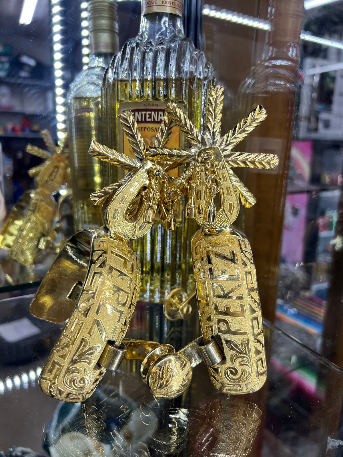 Espuela Charra de Gala Dorada PÉREZ