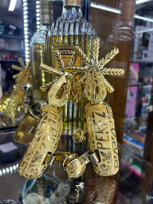 Espuela Charra de Gala Dorada PÉREZ