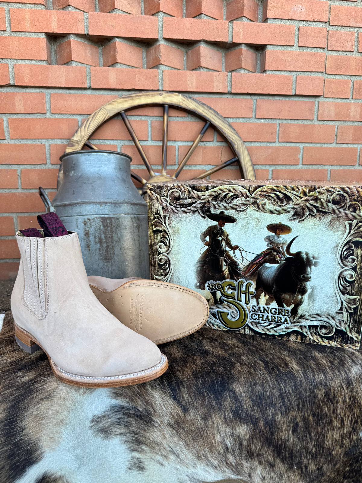 Botin Charro Suela Volada