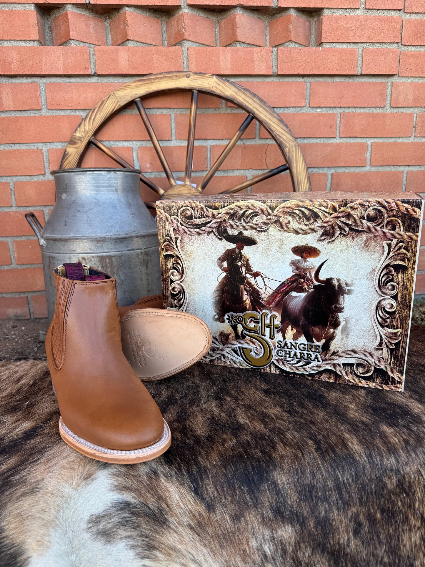 Botin Charro Suela Volada