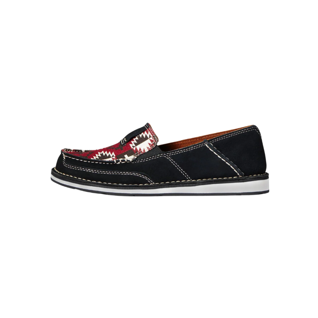 Ariat Women's Cruisers Suede Aztec Black Shoes