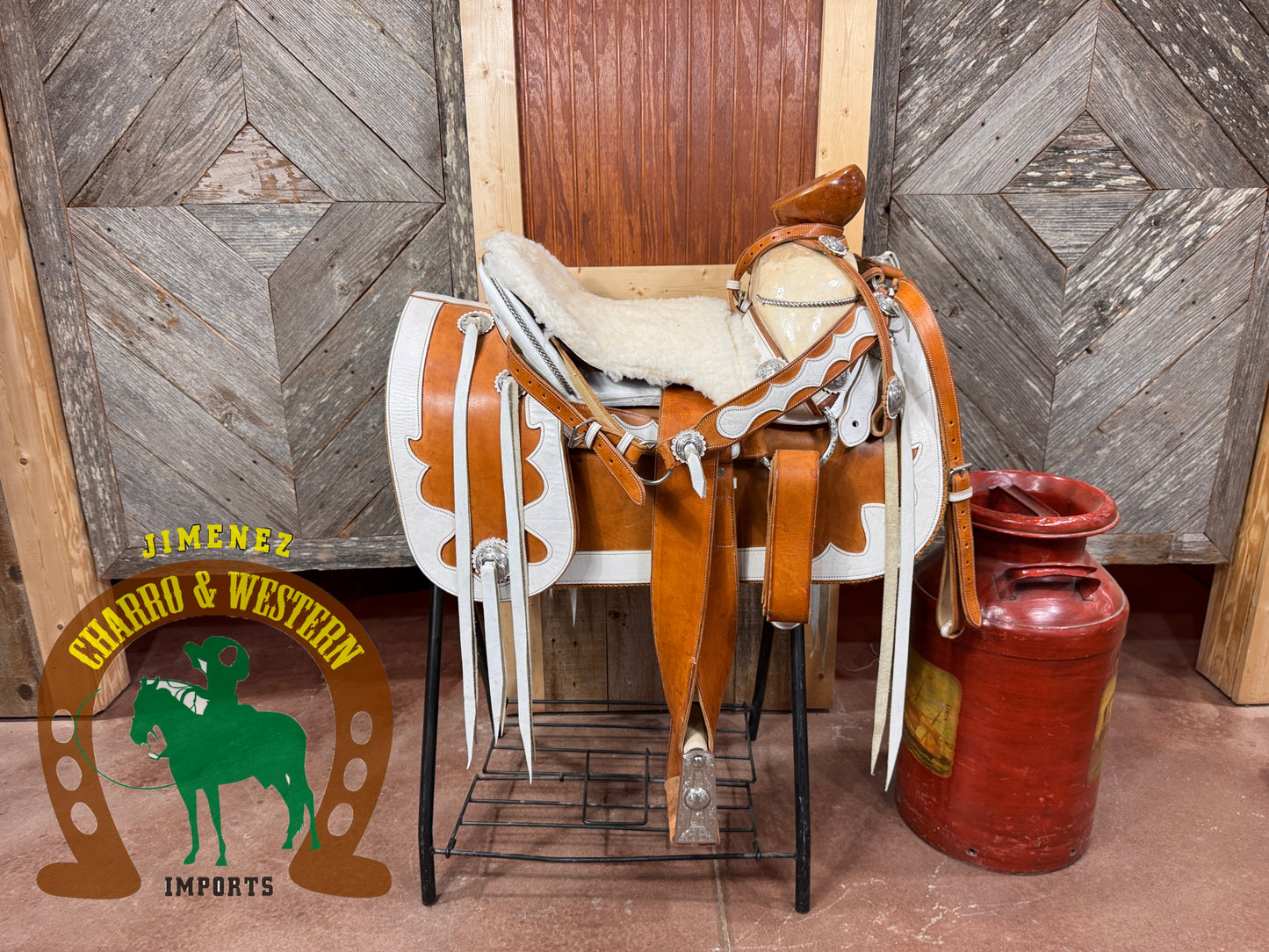 Montura Cantina Cuadrada Fina Fuste 15