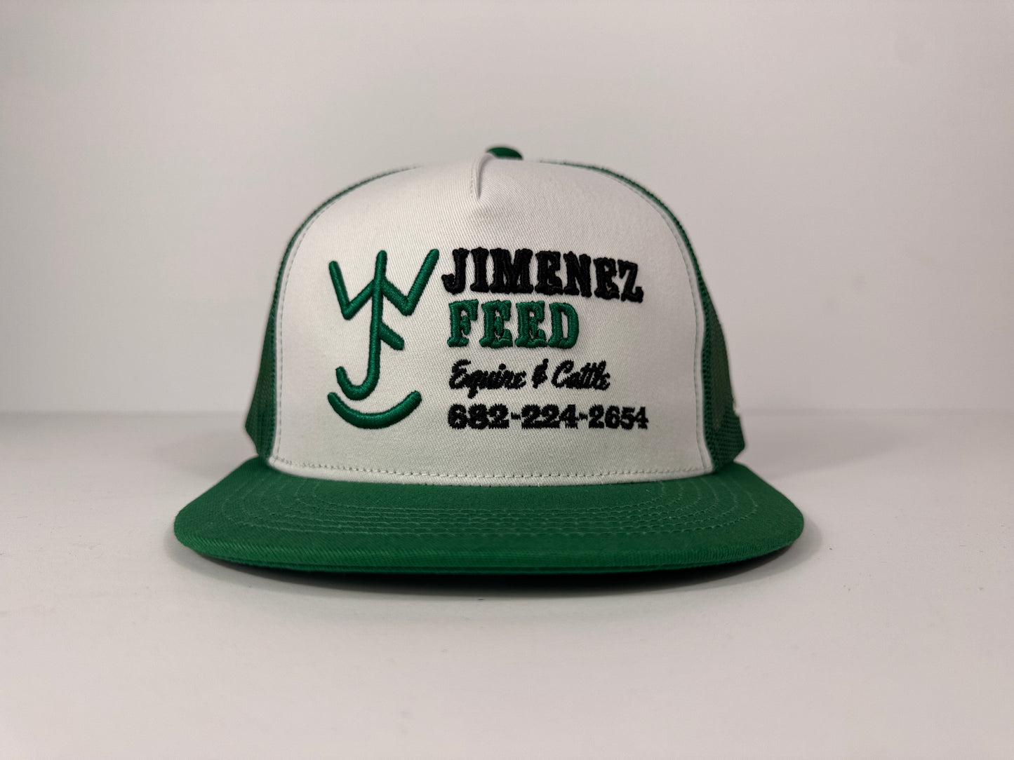 Jimenez Feed hat Green white