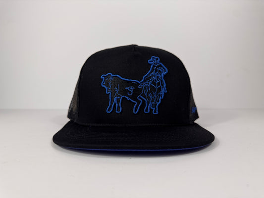 Sangre Charra “Colas" Hat Black Blue