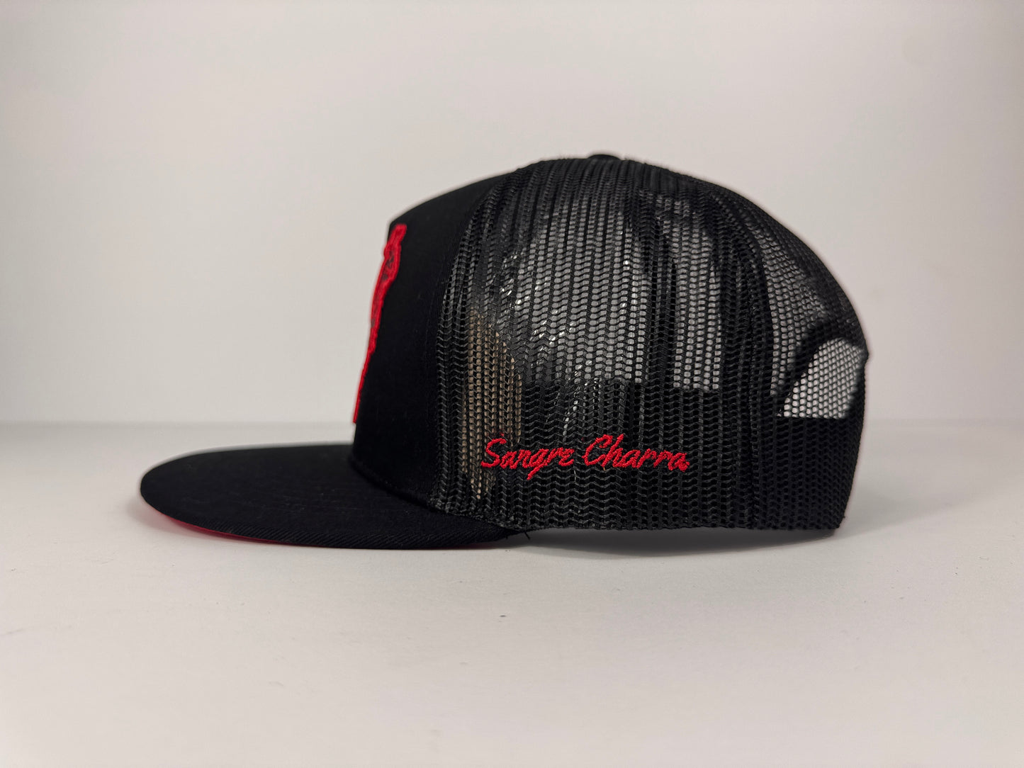 Sangre Charra “Colas" Hat Black Red