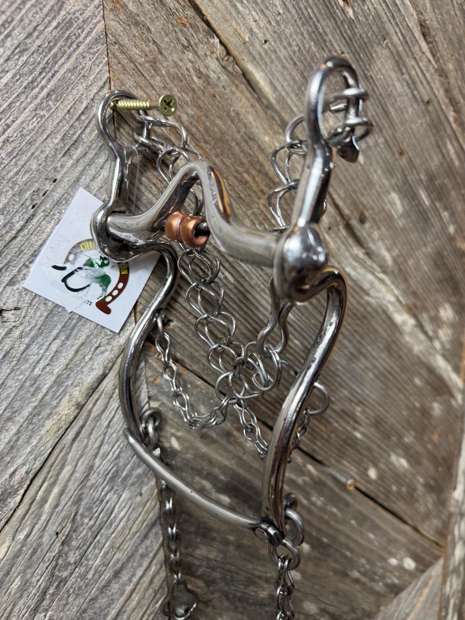 Freno Charro para Pony de Acero Inoxidable 3 3/4”