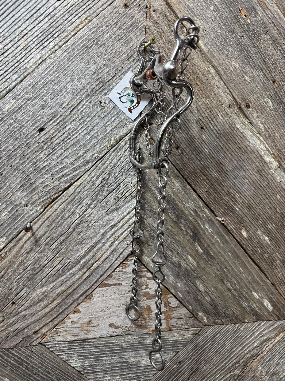 Freno Charro para Pony de Acero Inoxidable 3 3/4”