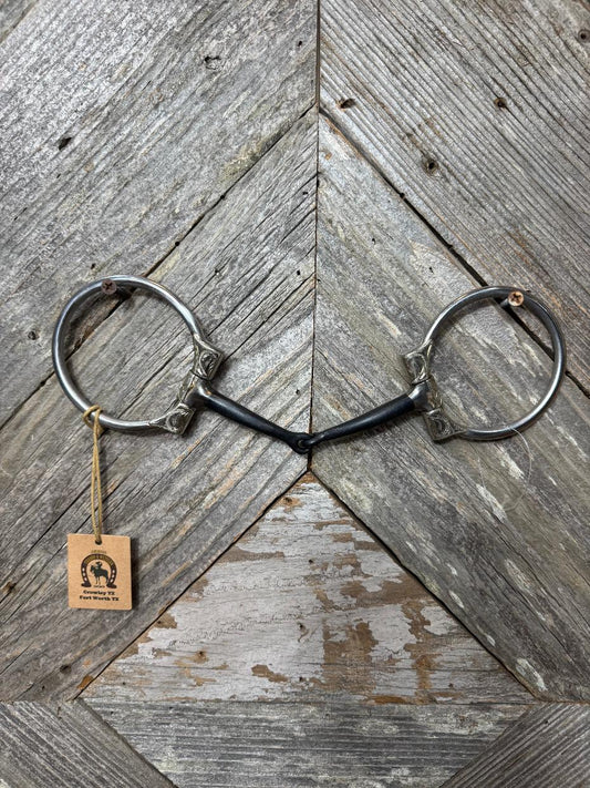 Freno Quebrado de Fierro Dulce Tipo Snaffle